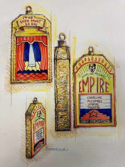 Empire Theatre Ornament - PREORDER